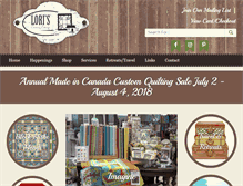 Tablet Screenshot of loriscountrycottage.com